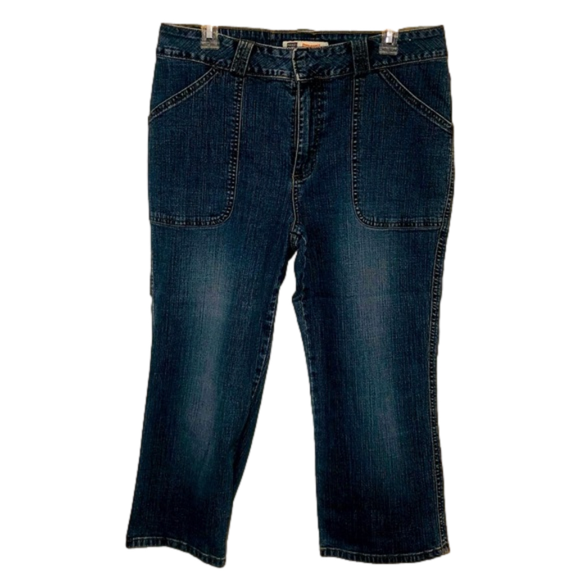 Faded Glory Denim - FADED GLORY💙Dark Wash Stretch Ankle Jeans